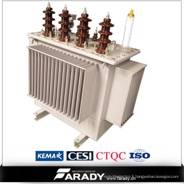 Transformateur de puissance à gradient d&#39;huile à 3 phases 650 kVA